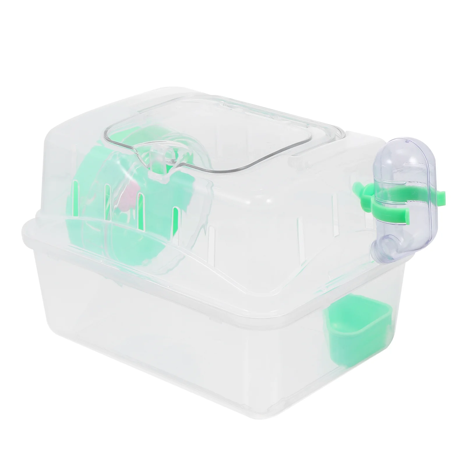 

Hamster Cage Carrier Pet Animal Case House Outdoor Guinea Hut Travel Chinchilla Carry Hedgehog Box Breathable Gerbil Cages