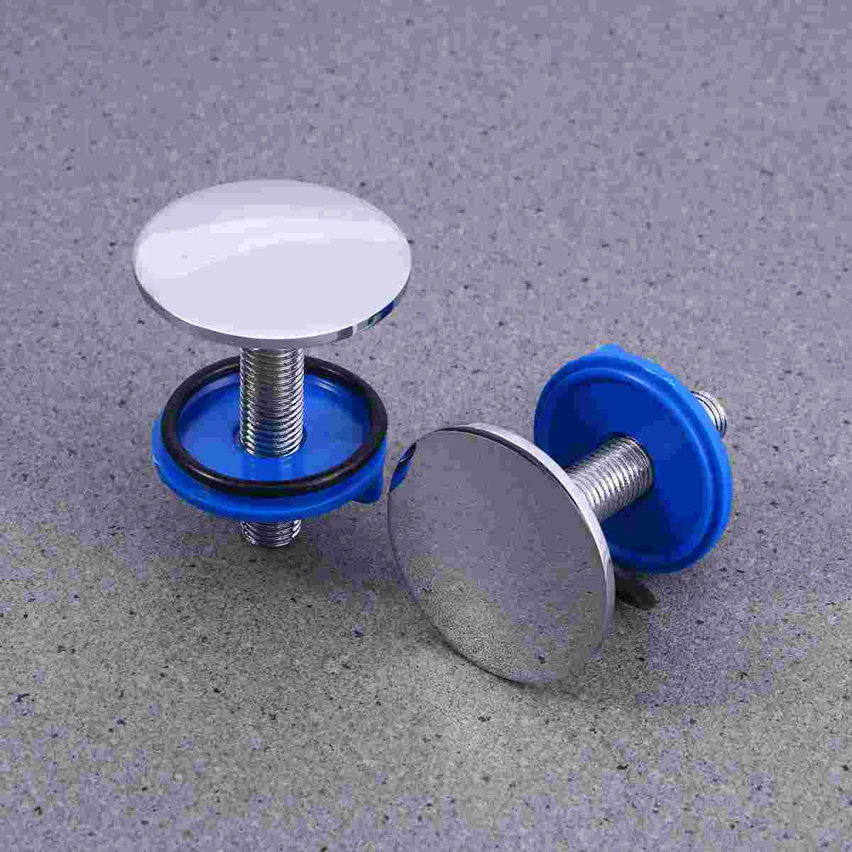 

2Pcs Stainless Steel Kitchen Sink Tap Hole Cover Kitchen Hole Cover Soap Dispenser Decorative Cover (Silver) Plug