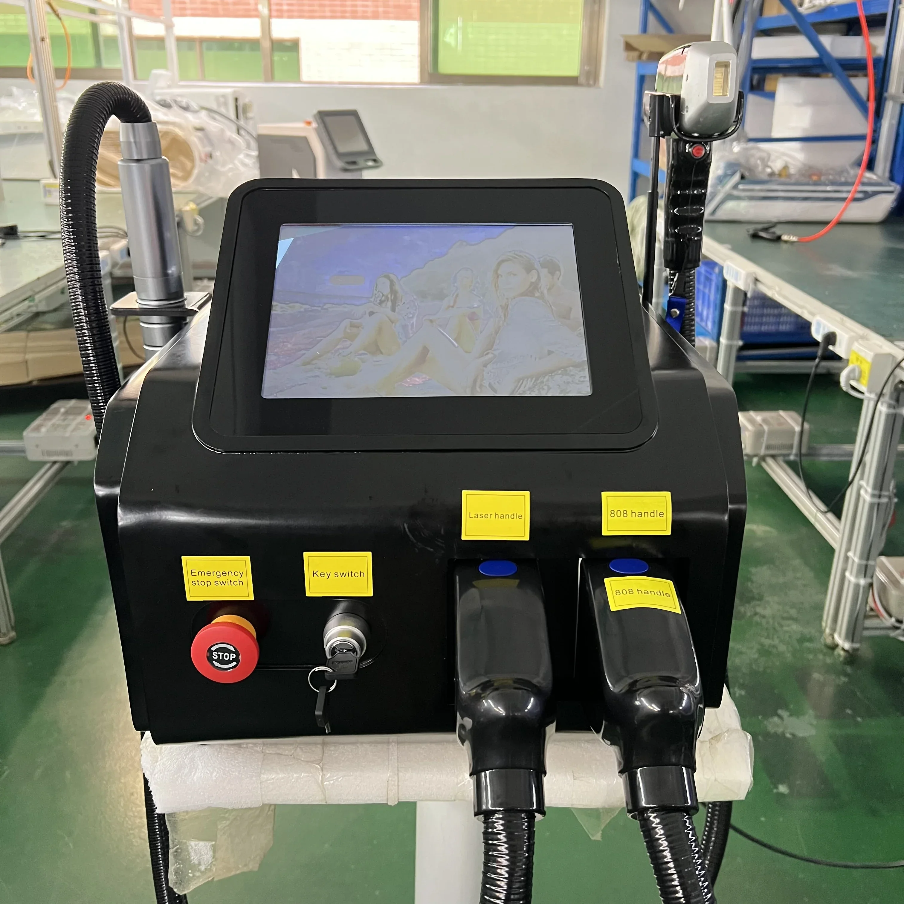 2024 3500 Вт новейший диодный лазер 808 с постоянным портативным пикосекундным