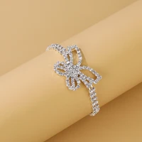 new fashion sexy inlaid zircon butterfly anklet multilayer fashion rhinestone bracelet anklet