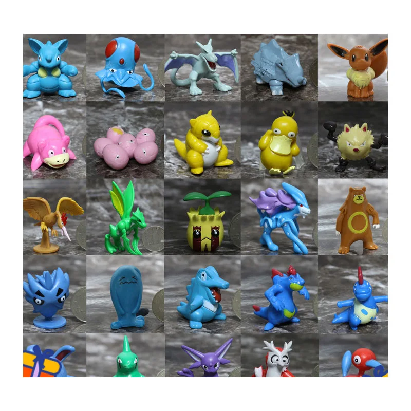 

Pokemon Nidoqueen Slowpoke Exeggcute Psyduck Primeape Eevee Scyther Wobbuffet Larvitar Doll Gifts Toy Model Anime Figure Collect