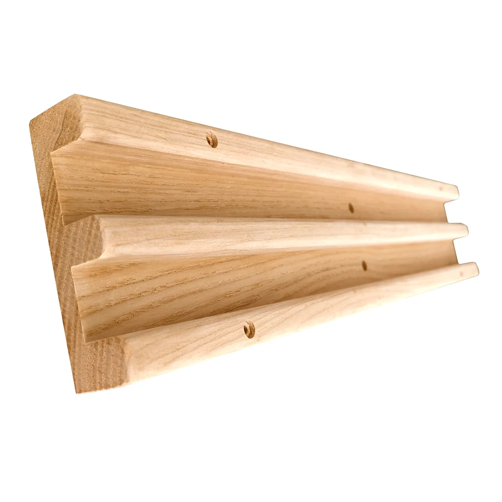 

Sports Hangboard Indoor Outdoor Professional Climbing Fingerboard With Edges Pockets Skin Friendly Solid Wood Training Board