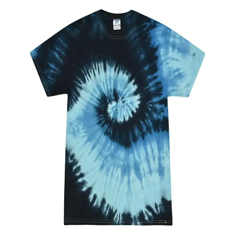 

Dye T-Shirts Swirl Multi Colors Adult S to 5XL Men 100% Cotton