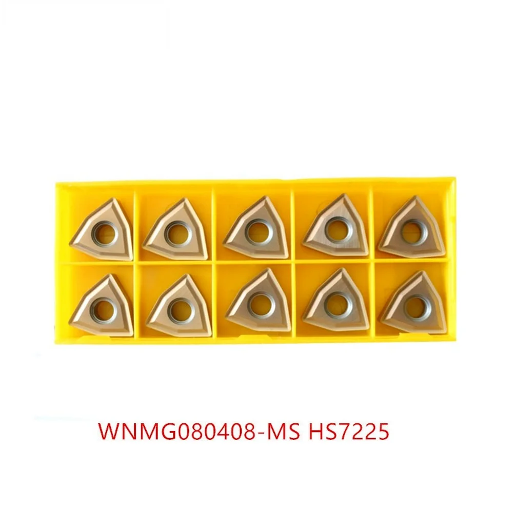 

Hardstone turning insert 10P WNMG080404 /WNMG080408-MS HS7225 CNC Lathe Tool Turning Carbide Insert For Stainless Steel