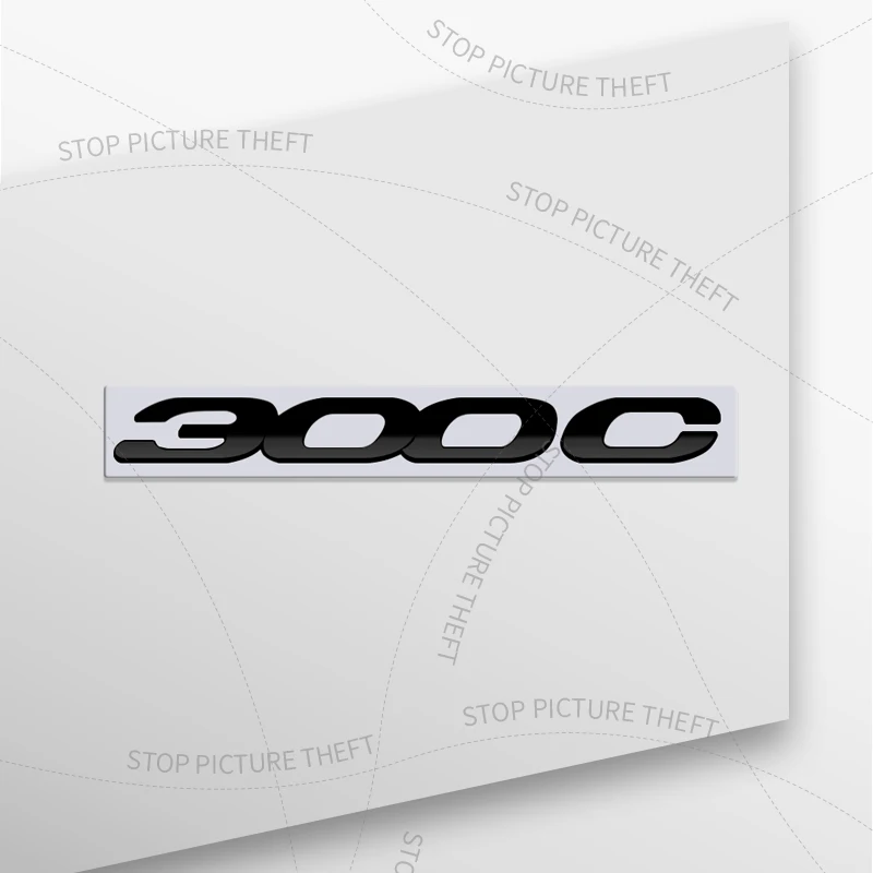 

1 шт. 3D металлический 300c логотип эмблема значок автомобиля задний хвост бампер багажник наклейка для Chrysler наклейка авто аксессуар