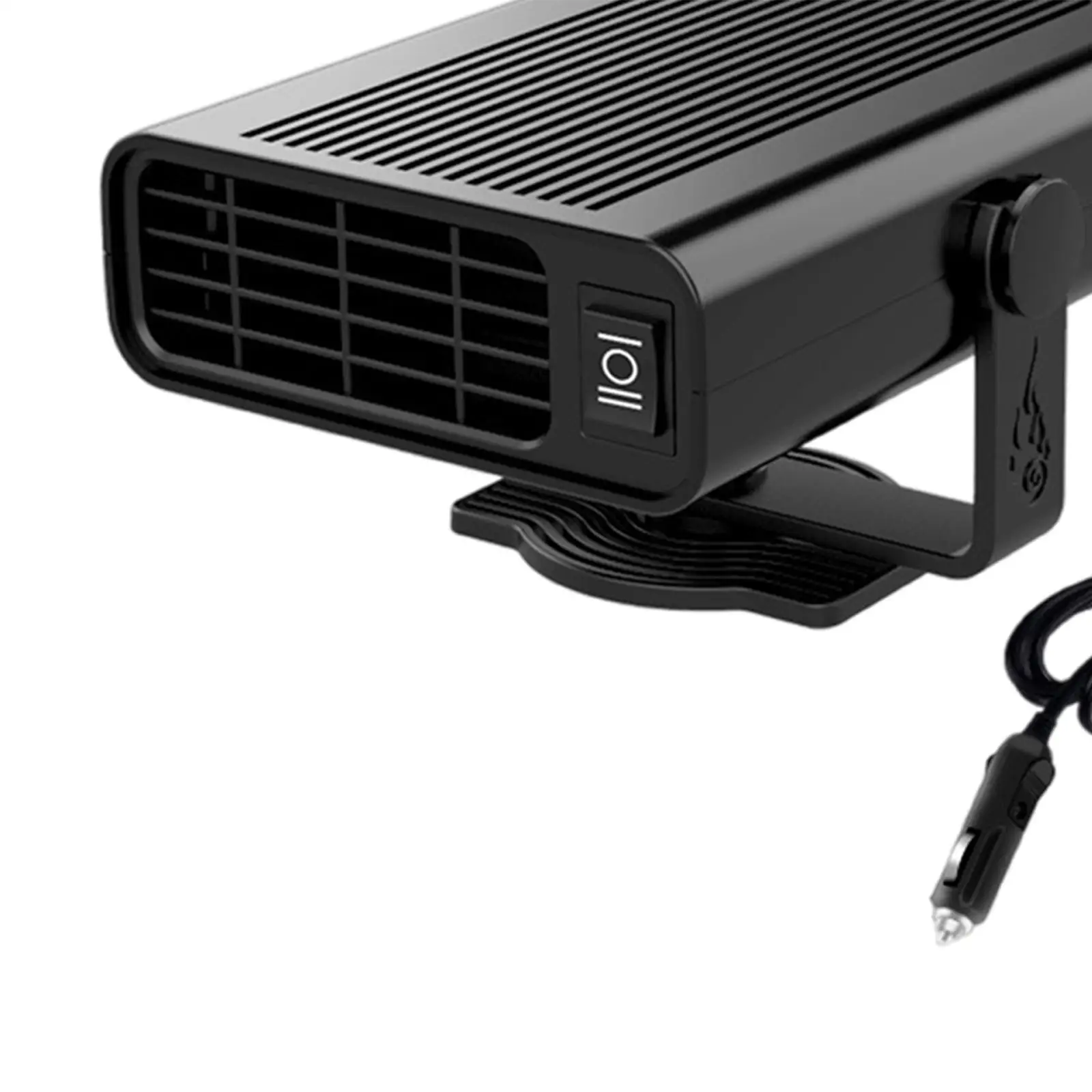 

Portable Car Heater Defroster Fast Heating Auto Heater Plug-in for Winter 12V Black