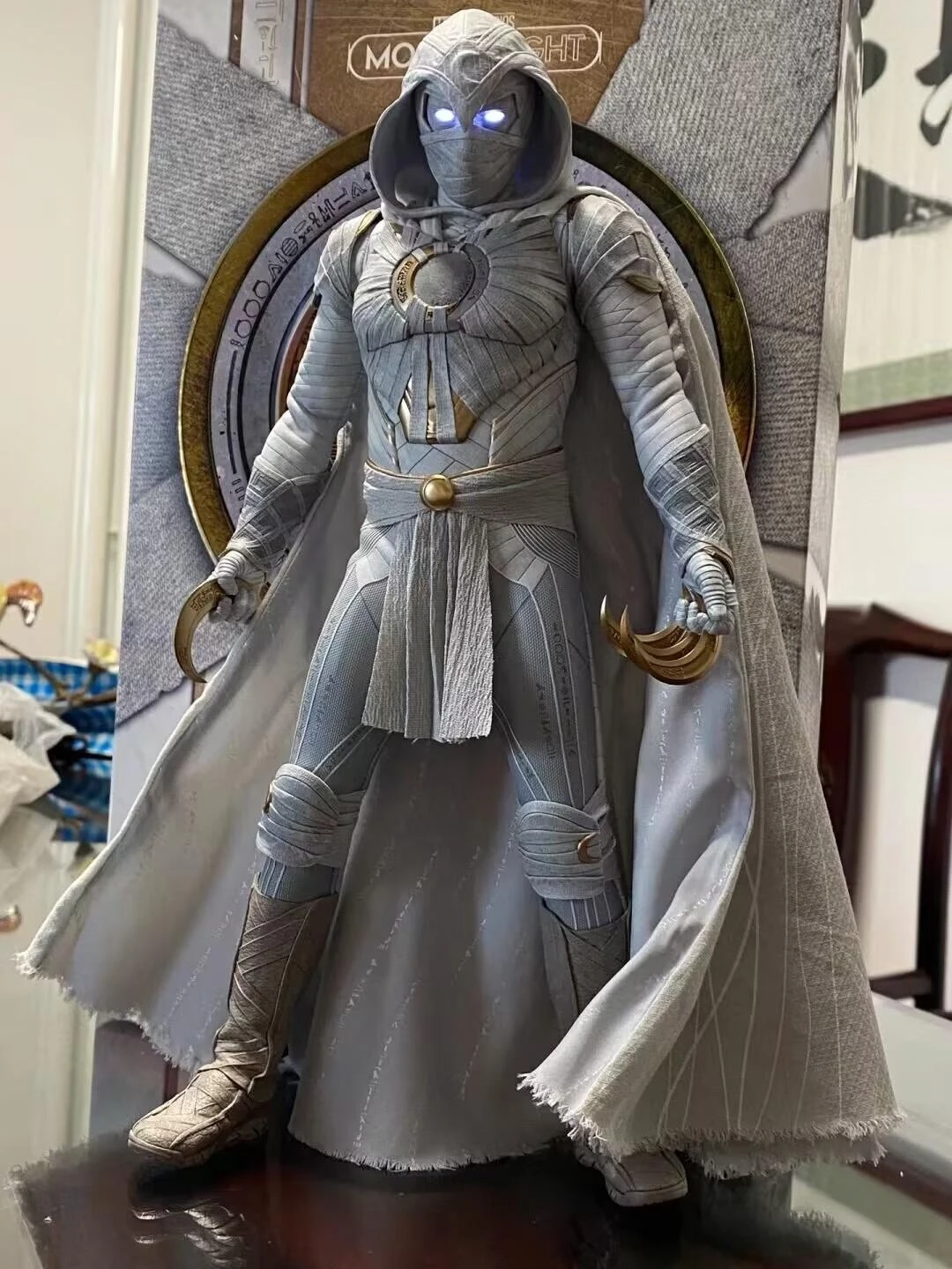 Оригинальные модели Hottoys Tms075 1/6 фигурка рыцаря Луны игрушка подарок
