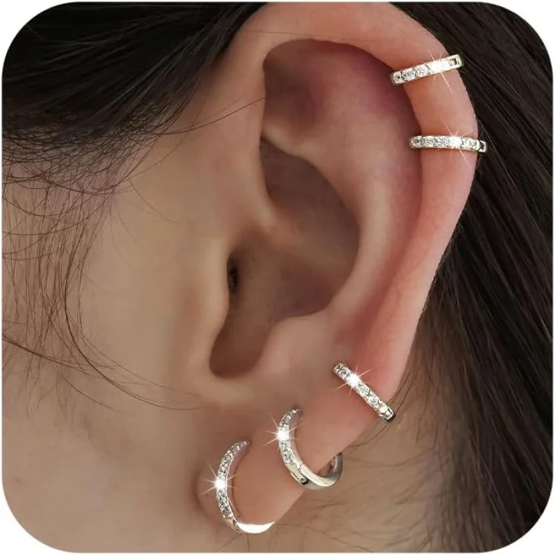 Кристалл из стерлингового серебра 925 пробы — украшенные гусеничными шпильками в