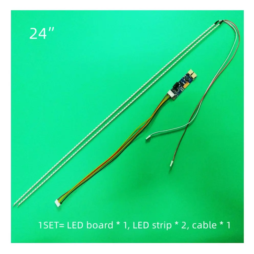 

Комплект из светодиодной ленты с регулируемой яркостью 24 дюйма 540 мм, Модернизированная ЖК-панель с широким диапазоном 24 дюйма, светодиодная подсветка CCFL