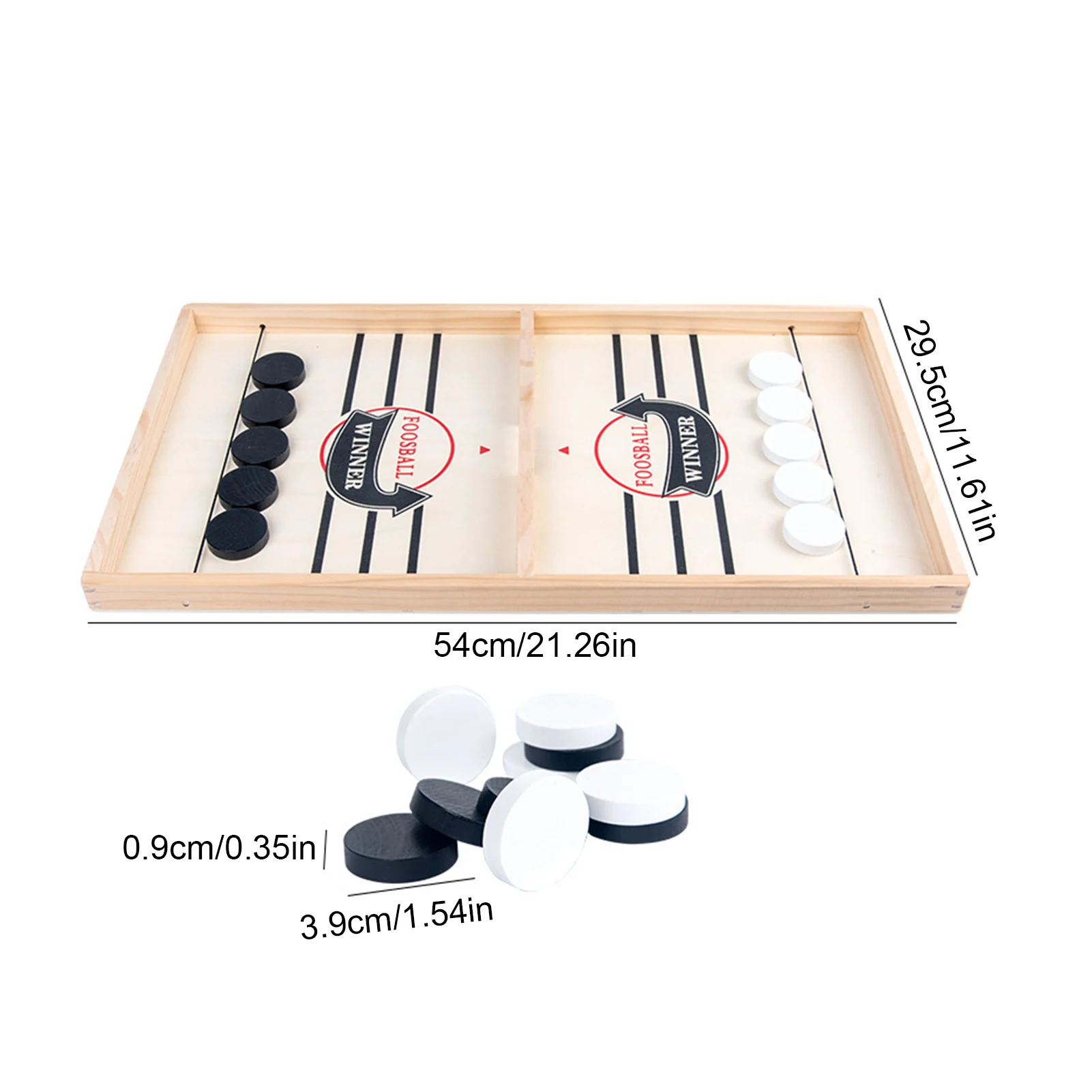 Wooden Bouncing Chess Fast Sling Puck Winner Fun Toys Game For Adult Child Family Portable Sports Battle Board Games Toy Set images - 6