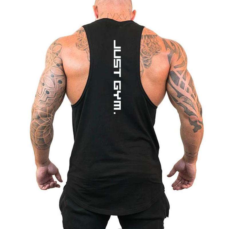 

Muscleguys Brand Gym Tank Top Men Cotton Bodybuilding Clothing Stringer Singlets Fitness Mens Tanktop Muscle Sleeveless Vest