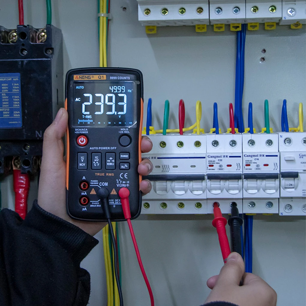 

Мультиметр ANENG Q1, аналоговый тестер 9999 транзистор, конденсатор индуктивность-ёмкость-сопротивление