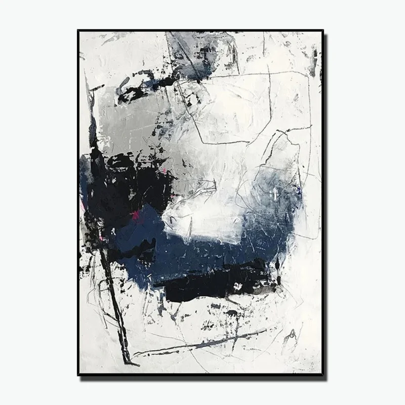 Абстрактная текстурированная масляная живопись на холсте ручная роспись