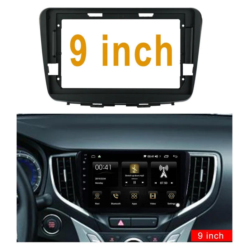 

9" Car Radio Fascia For SUZUKI Baleno 2015+ big screen 2 Din android Car Radio Fascia frame
