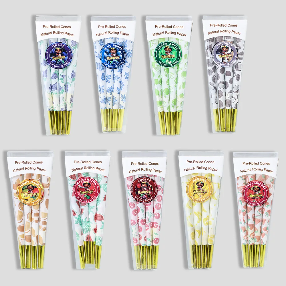 

HONEYPUFF A Pack 8pcs Different Fruit Flavors Smoking Accressories