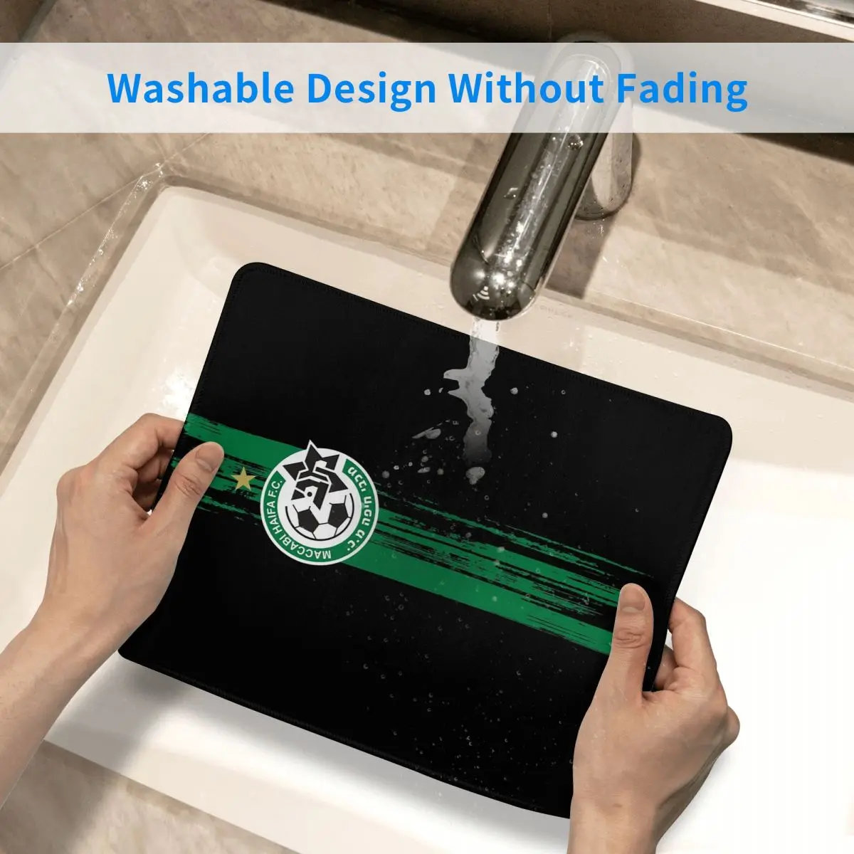 Игровой коврик для мыши из поликарбоната с нескользящей резиновой основой