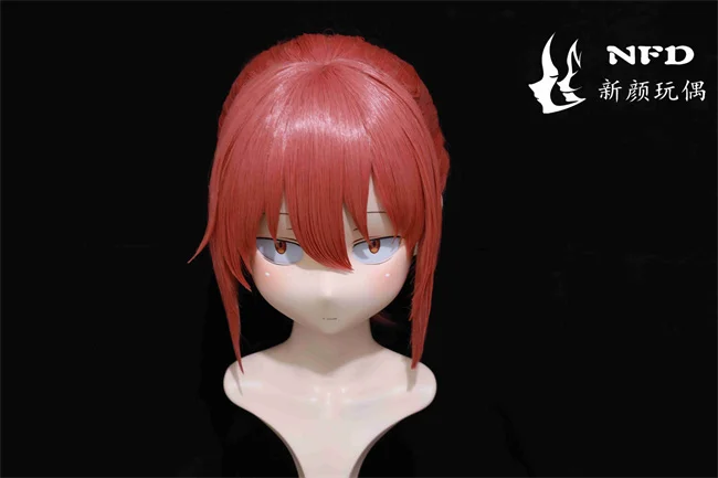 

(Miss Kobayashi's Dragon) Full head super sweet female resin crossdressing BJD Doll kig cosplay kigurumi mask