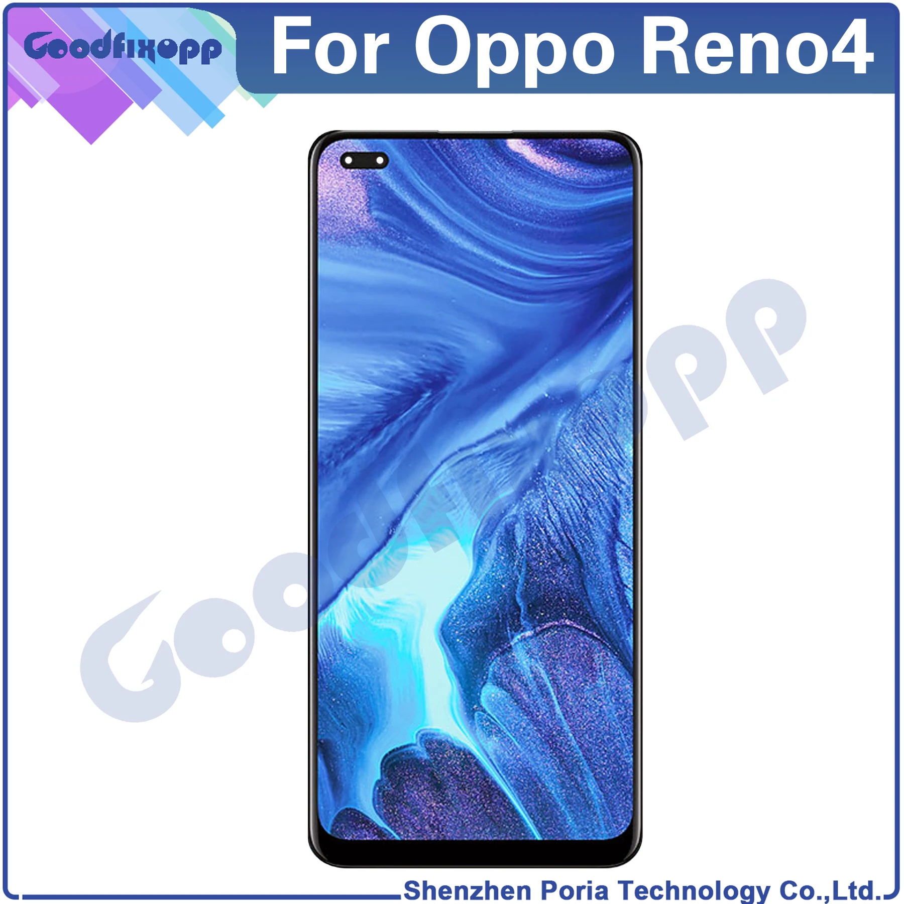 For Oppo Reno4 LCD Display Touch Screen Digitizer Assembly ​​For Oppo Reno 4 CPH2113 Screen Replacement