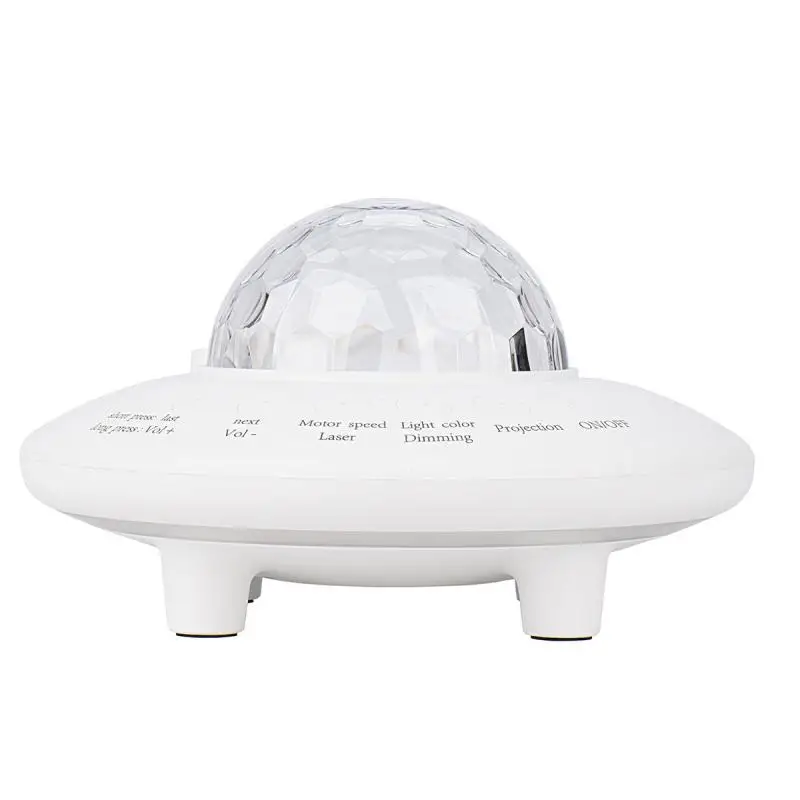 

Water Wave Projector Light Decor 5v 1a Fashionable Music Starry Sky Projector Abs Beautiful Led Star Night Light