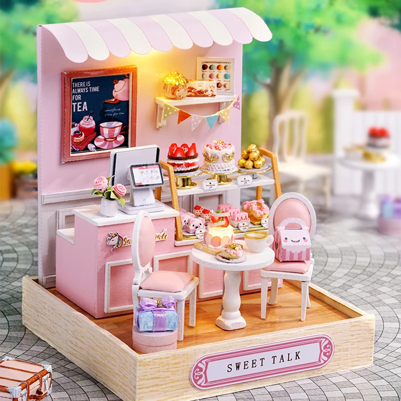 

Кукольный домик CUTEBEE «сделай сам», миниатюрный кукольный домик с пылесборником, мебель, игрушки для детей, подарок на день рождения