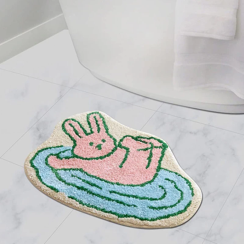 Простой и креативный напольный коврик из искусственного кашемира для гостиной