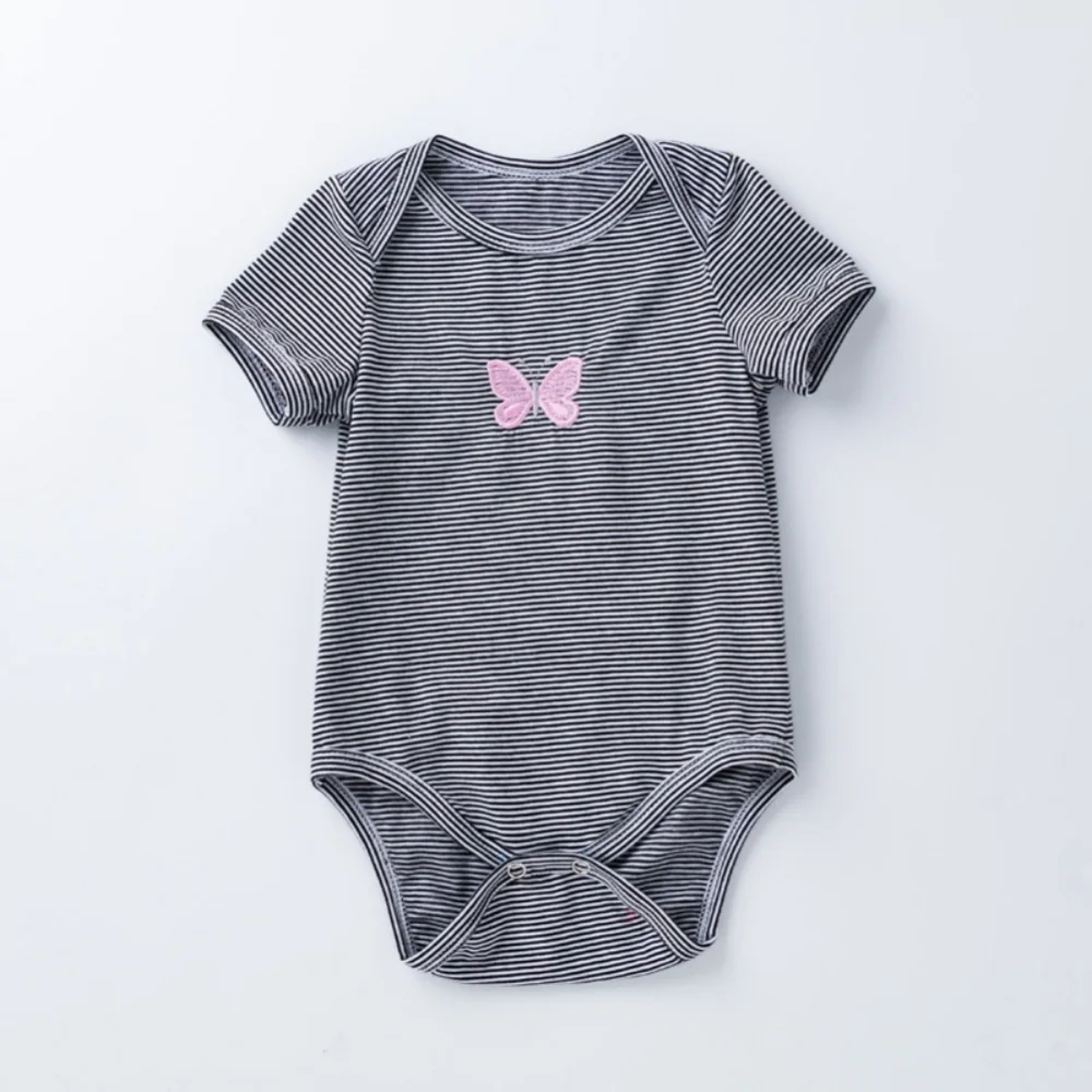 

Newborn Baby Summer Triangle Romper Infant Outwear Crawling Jumpsuit 0-24 Months Casual Short-sleeved Playsuit