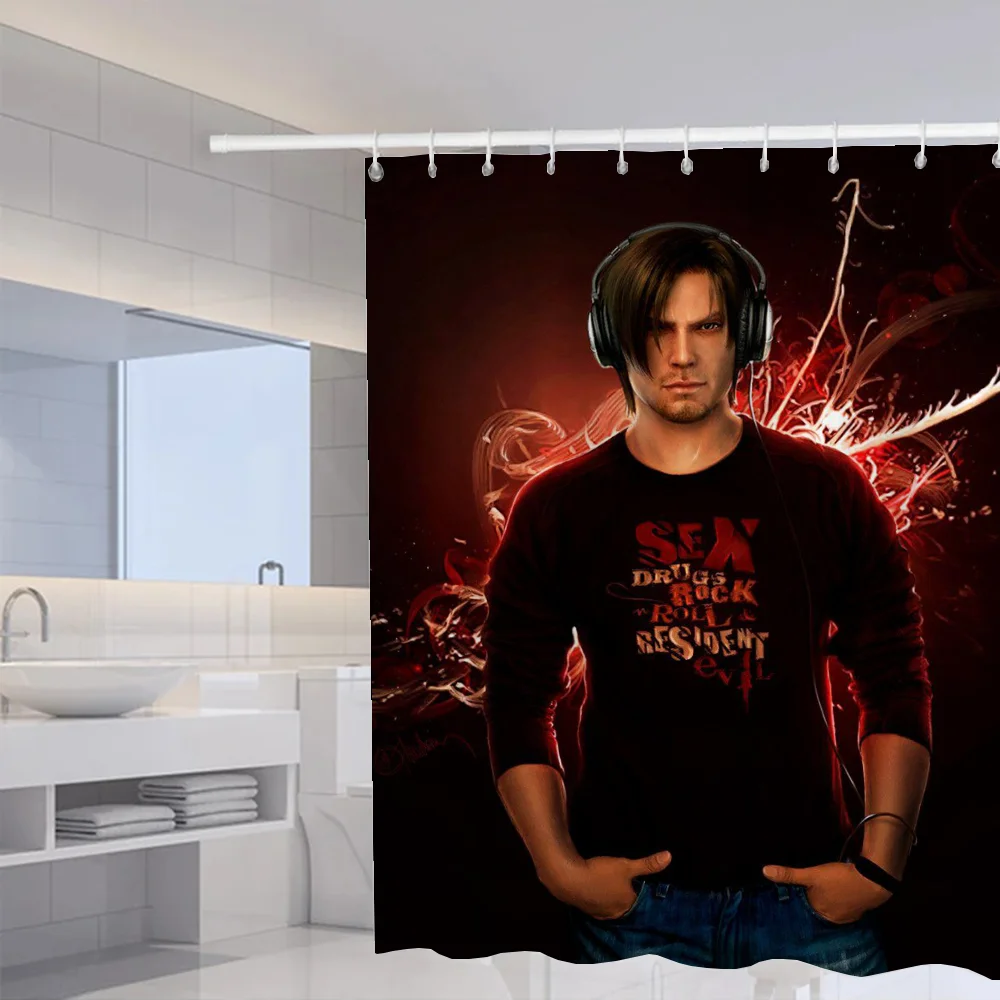 L-leon Kennedy Dys Занавеска Для Душа Экологичная Складная Перегородка Ванной Комнаты