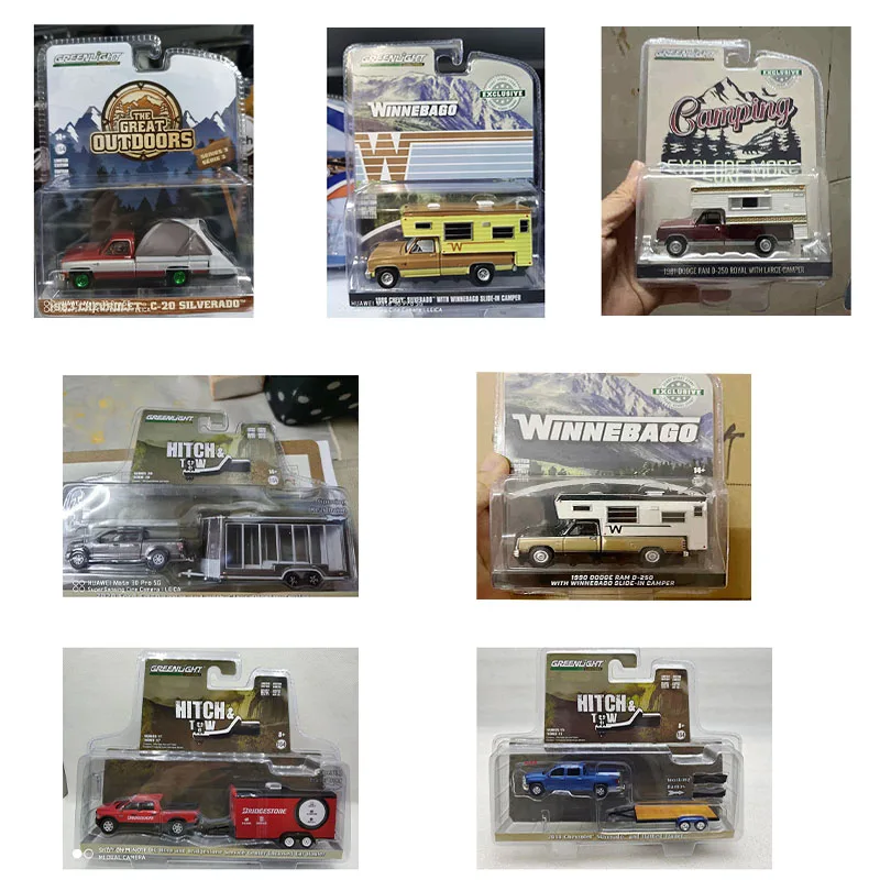 Зеленый свет 1:64 зеленая машина Wrangler Raptor пикап моделирование масштаб литой под