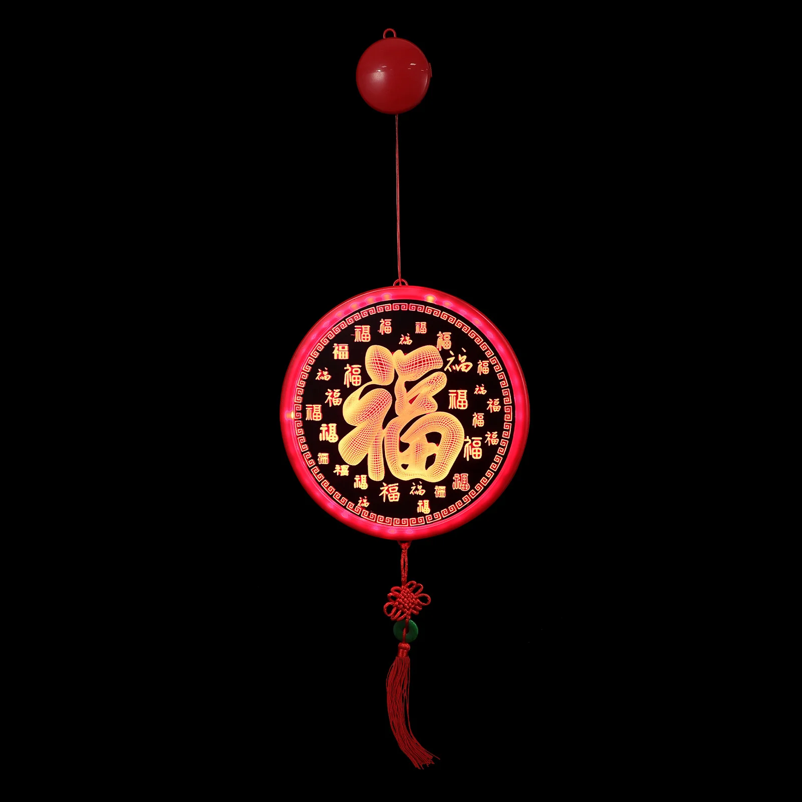 

Year Chinese New Pendants Spring Festival Hanging Lamps Decoration Decor Light Fu Decorations Red Knot Lamp Lantern Lunar Window