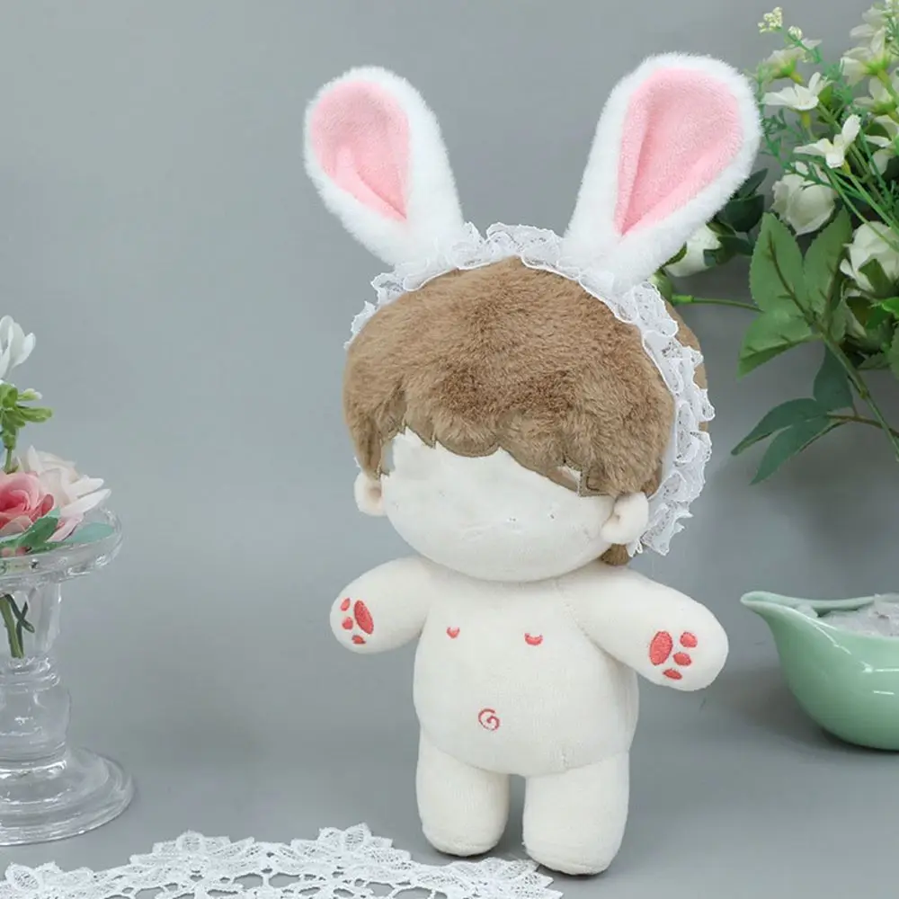 

20cm Plush Doll Headwear Cute Rabbit Headband Doll Accessories For 14inch Doll Clothes Plush Toys Decor Hair Accessories