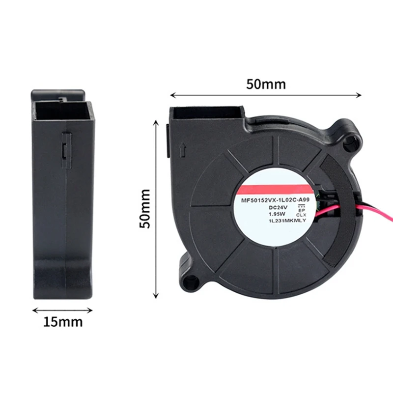 Вентилятор для 3D-принтера 5015 24 В а