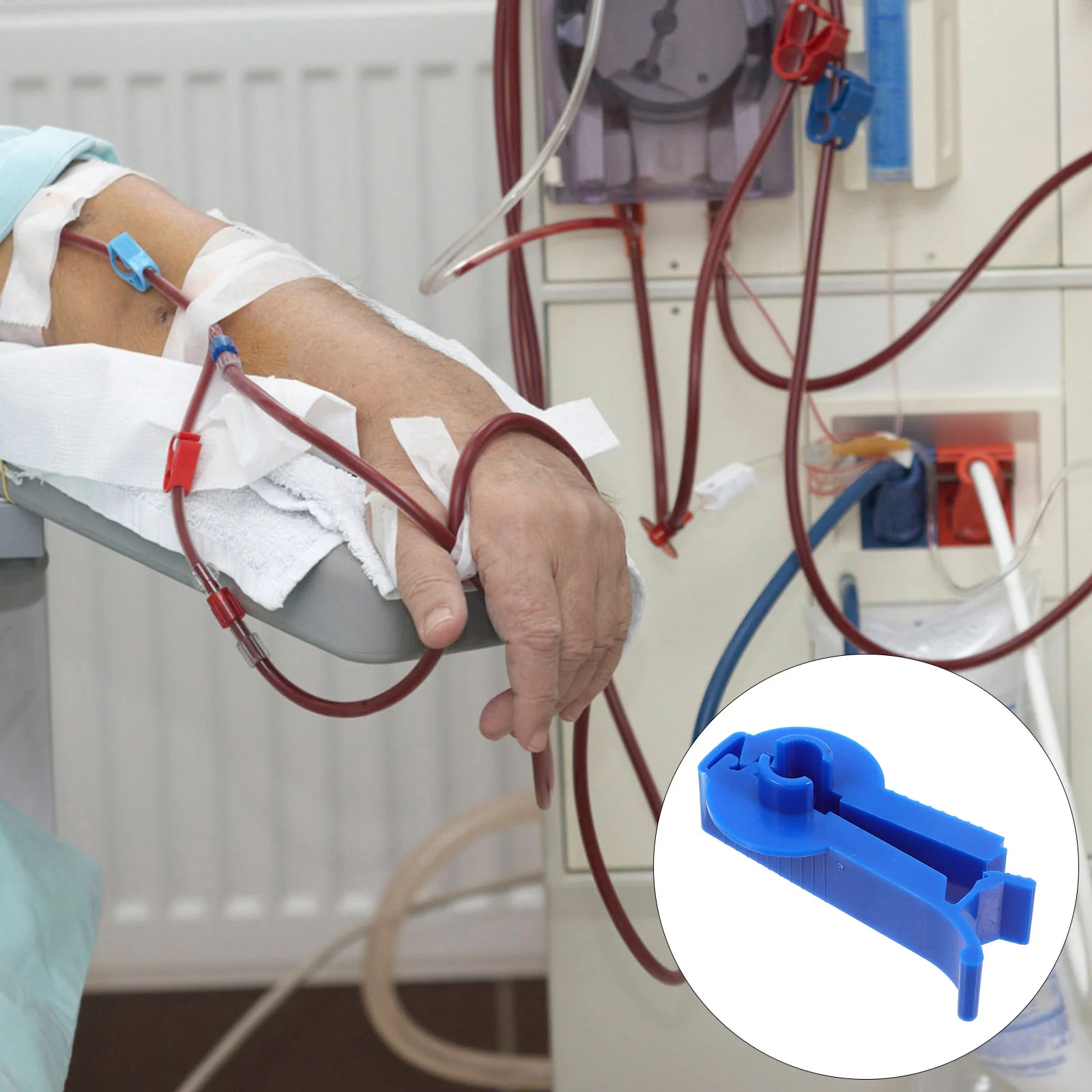 Принадлежности для перитонеального диализа Проницаемый зажим труб Аксессуары