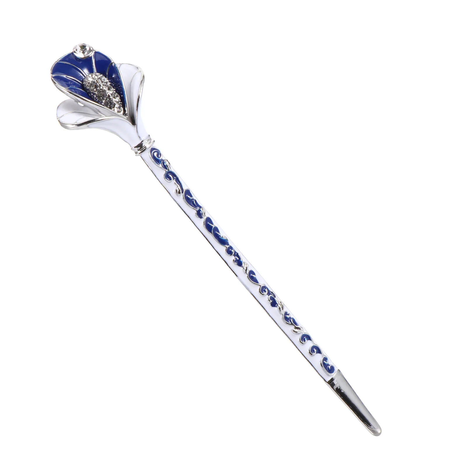 

Hair Vintagestick Hairpin Chopsticks Chinese Accessories Pin Retro Women Clasp Ancient Rhinestonebuns Cloisonn Womanwedding