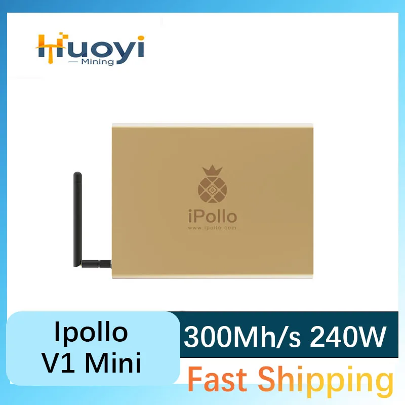 

iPollo V1 Mini WIFI Connection Hashrate 300M Asic Miner New Classic ETH Miner Digital Currency Mining