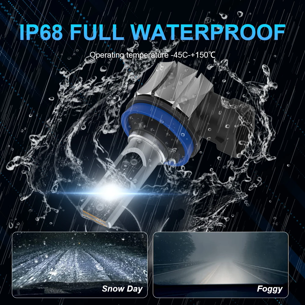 2 шт. лампы для передних фар 9005 лм 12 В 9006 К 6000