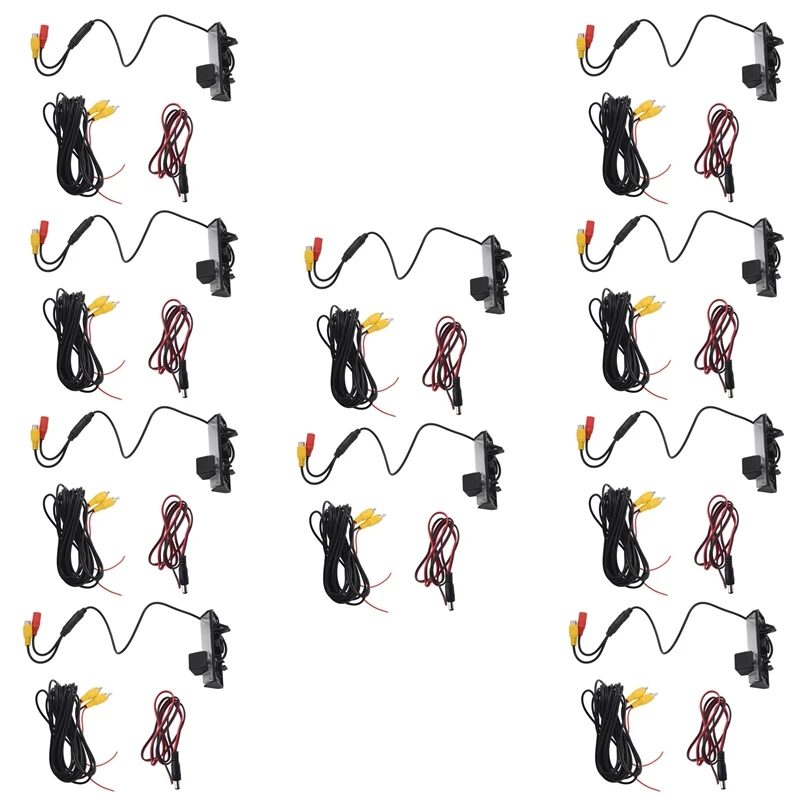 

10X Car Hd Rear View Camera For Mitsubishi Pajero Sport / Pajero Dark 2008-2017