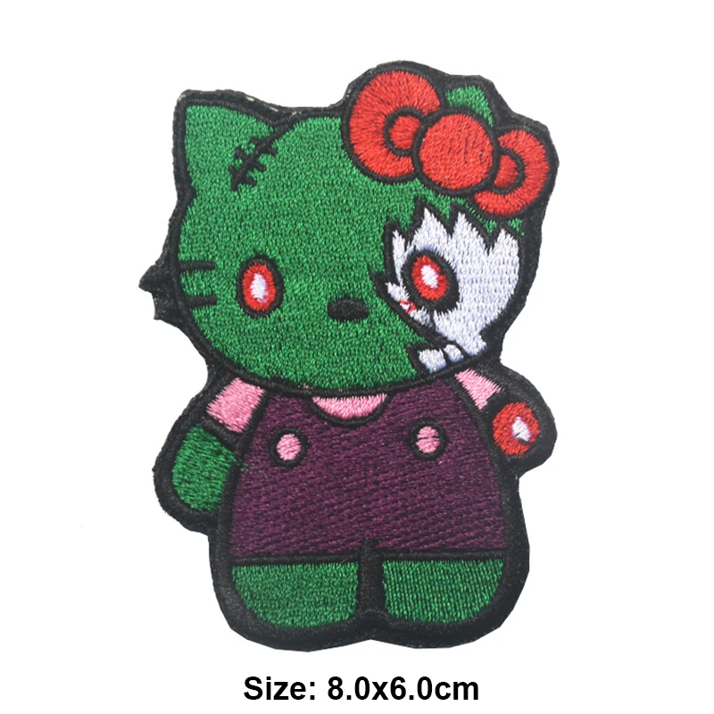 Мультяшный Кот на липучке тактическая обезьянка военный веер тактический стиль