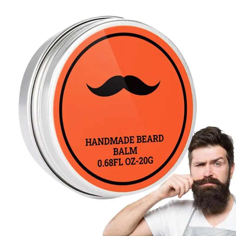 

30g Men's Beard Cream Moisturizing Dense Care Soft facial hair growth Beard wax Natural Care Mustard Oil Fashion Styling tool