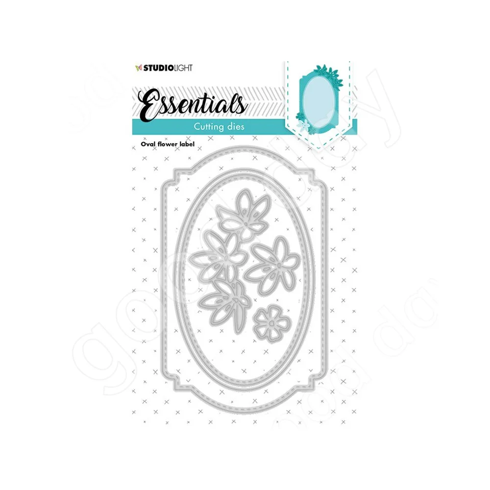 

Arrival 2022 Newest Oval flower label Dies Diy Scrapbooking Cut Die Paper Craft Coloring Decor Knife Mould