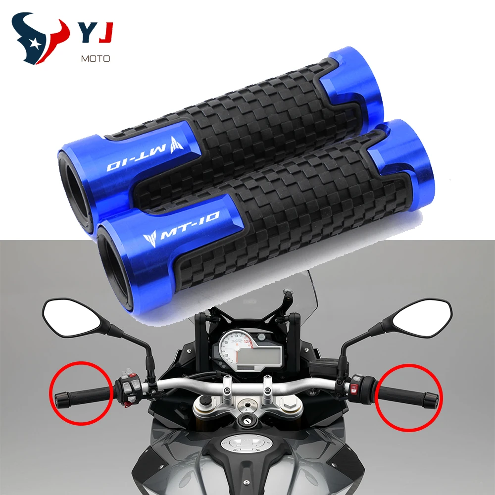

7/8'' 22mm Universal Motorcycle Accessories Handlebar HandleBar Grip For Yamaha MT03 MT07 MT09 MT10 All Years Anti-slip