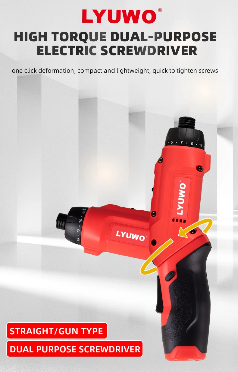 LYUWO Многофункциональный набор мини-отверток 3 6 В для домашнего ремонта и