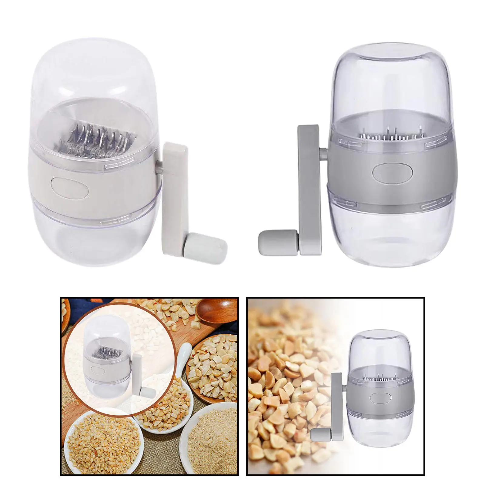 Handheld Food Shredder Mincer Blender Meat Multipurpose Spice Mill Nut Grinder for Coffee Bean Kitchen Vegetables Walnuts Beans
