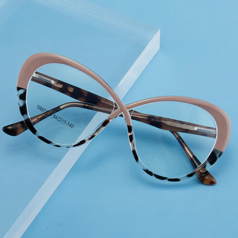 

New Sexy Cat Eye Glasses Women Transparent Eyewear Brand Designer Vintage Clear Eyeglasses Optical Frame Oculos
