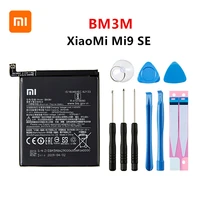 Xiao 100  Orginal BM3M 3070mAh Battery For Xiaomi Mi9 9SE BM3M High Quality Phone Replacement Batteries  Tools