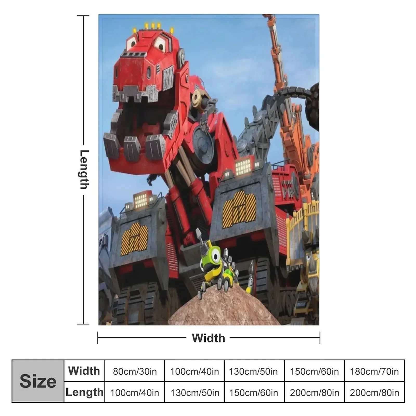 Одеяло с персонажами Dinotrux мягкие клетчатые одеяла на заказ