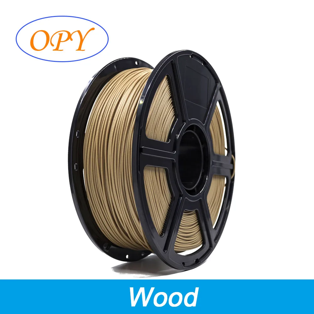 

Pla Filament Wood Nature Color Coils Wire Reels 1Kg 10M 100G Sample Available For 3D Printing