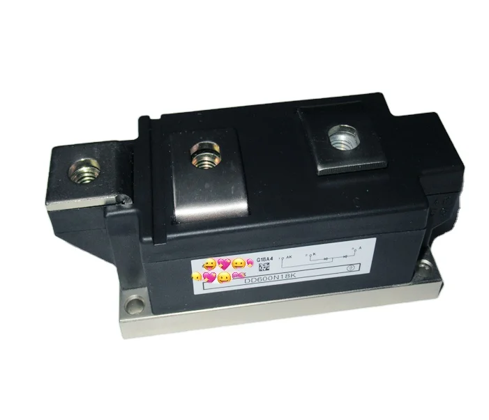 

Full new DD600N18K POWER MODULE 1.8kV 600A 3Pin Rectifier Diode Module