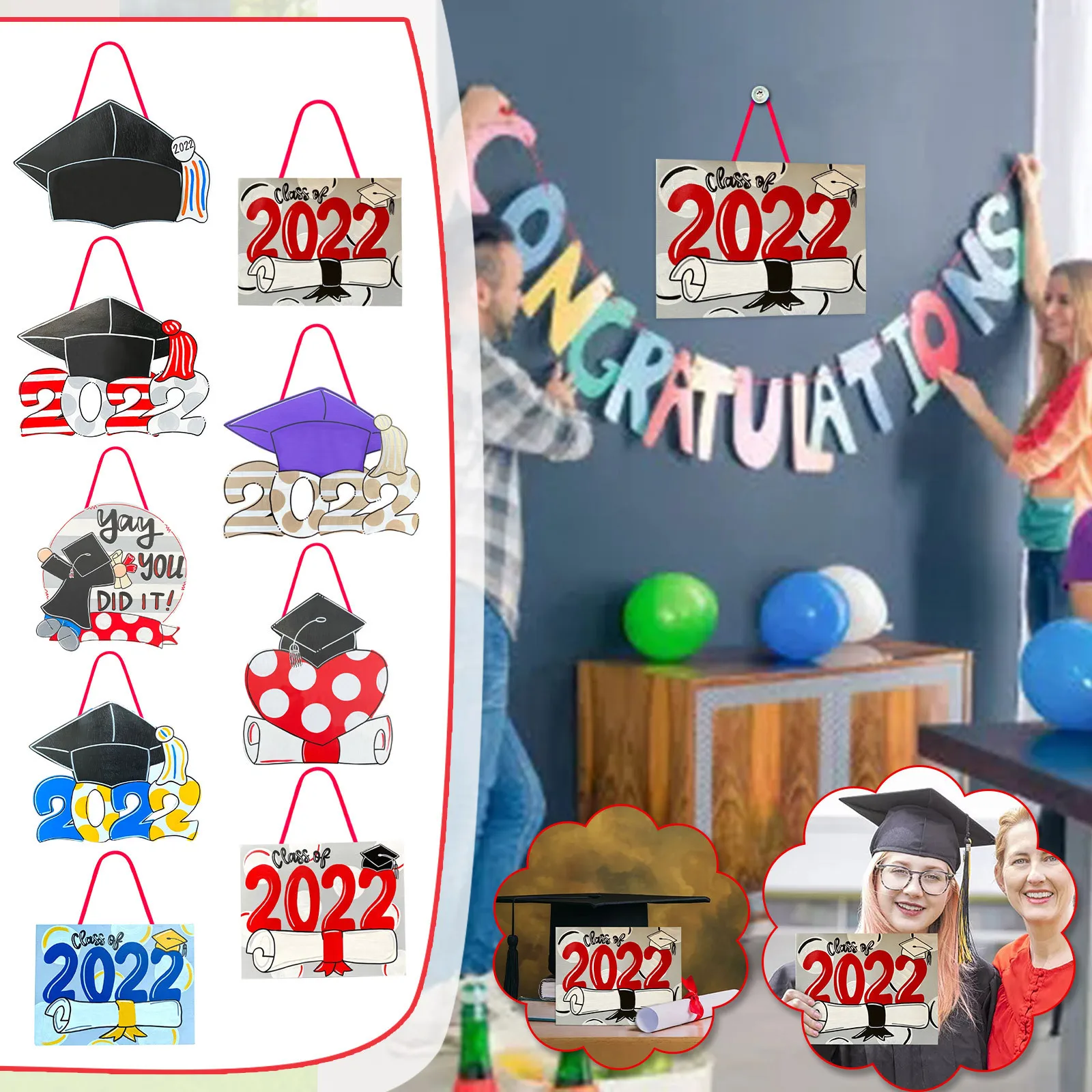 

FANGLELAND 2022 летние украшения на выпускной реквизит подвеска докторская шляпа на выпускной сезон подарок украшение для вечерние НКИ товары для...