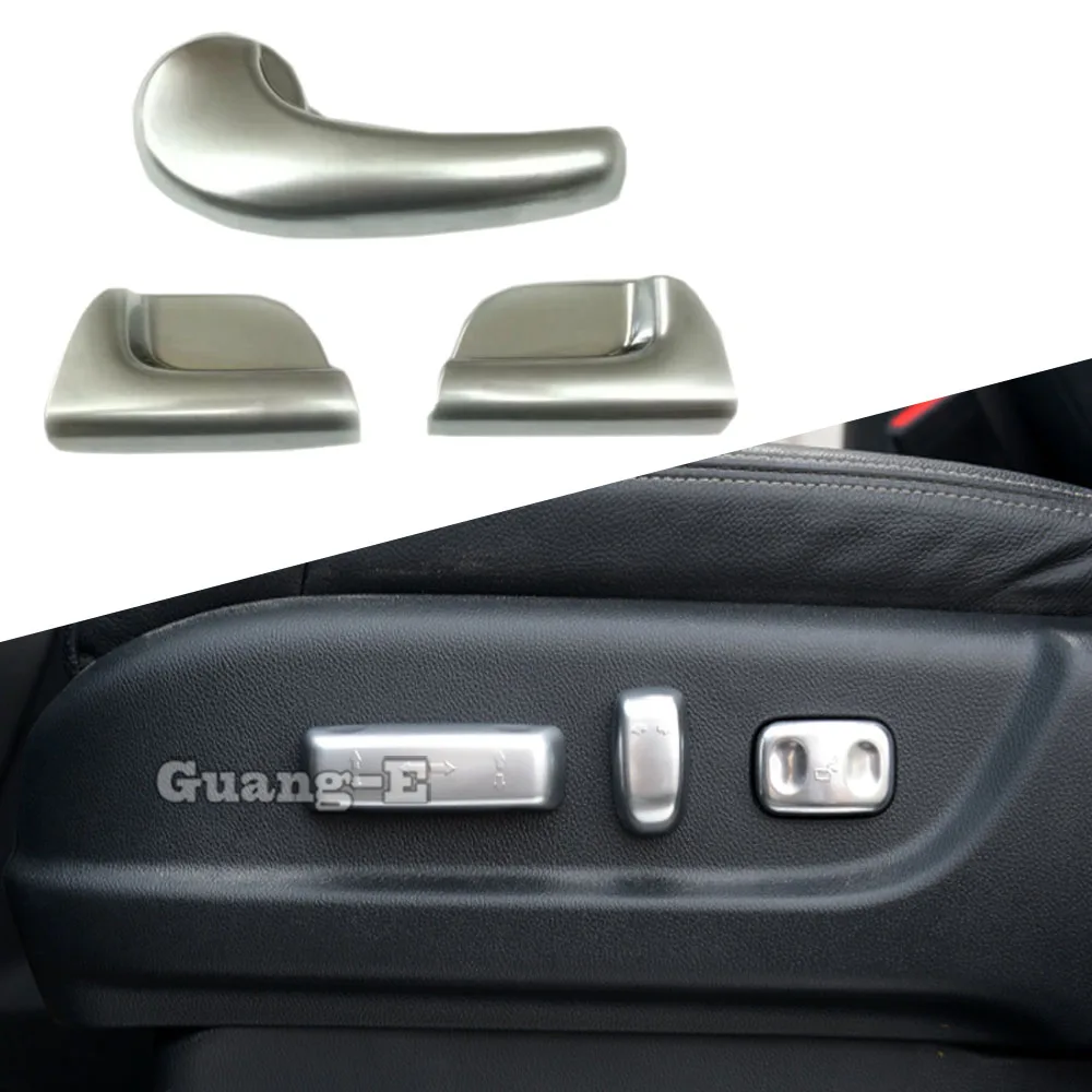 

Для Honda CRV CR-V 2012 2013 2014 2015 2016 чехол для кузова автомобиля матовый ABS ручка регулировки сиденья кнопка переключателя отделка детали рамка палка