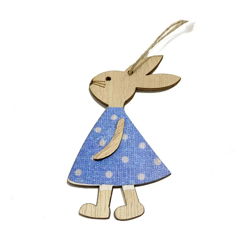 

Украшение для дома, идеальный подарок, деревянный кулон в виде кролика, товары для вечерние для дома